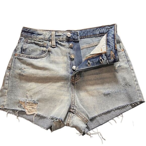 Wild fable super high rise cut off jean shorts size 2 - Picture 2 of 15